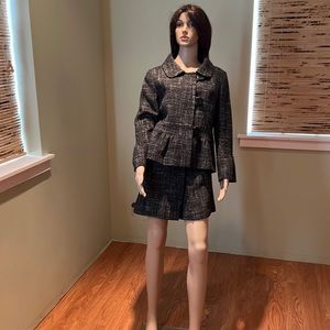 Anthropologie Taikonku 2 Piece Set Skort And Matching Blazer M/L